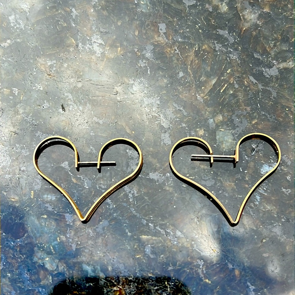 Heart shaped earrings